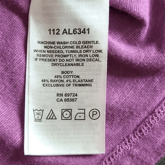 Columbia Lightweight Hoodie Shirt/Top. Sz L. Plum. Pocket - Picture 7 of 7